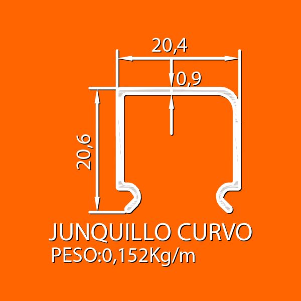 linea paraguaya – 6 junquillo curvo