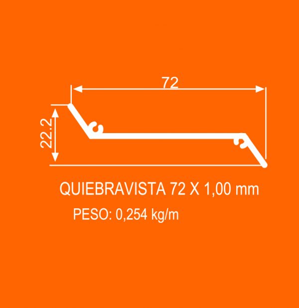 Quiebravistas 60 72×1
