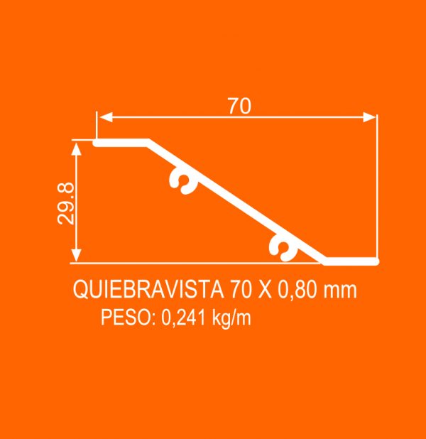 Quiebravistas 51 70×080
